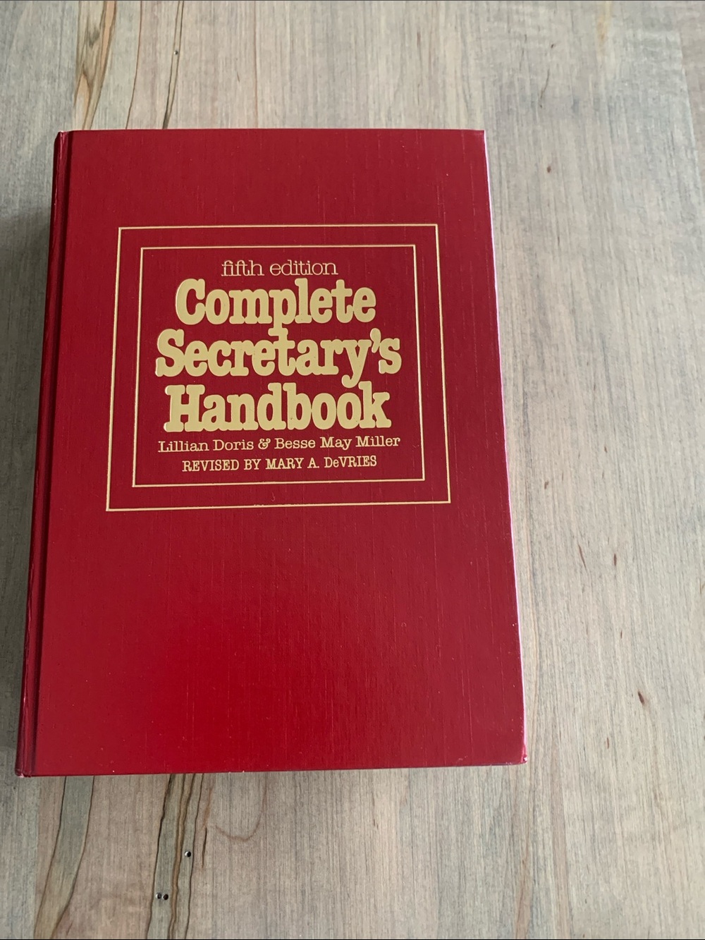 Complete Secretary's Handbook - Red Cover